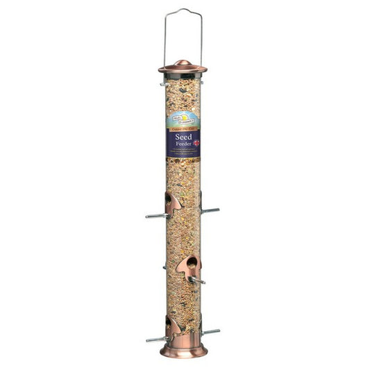 Harrisons Cast Copper Plated Seed Feeder 51cm