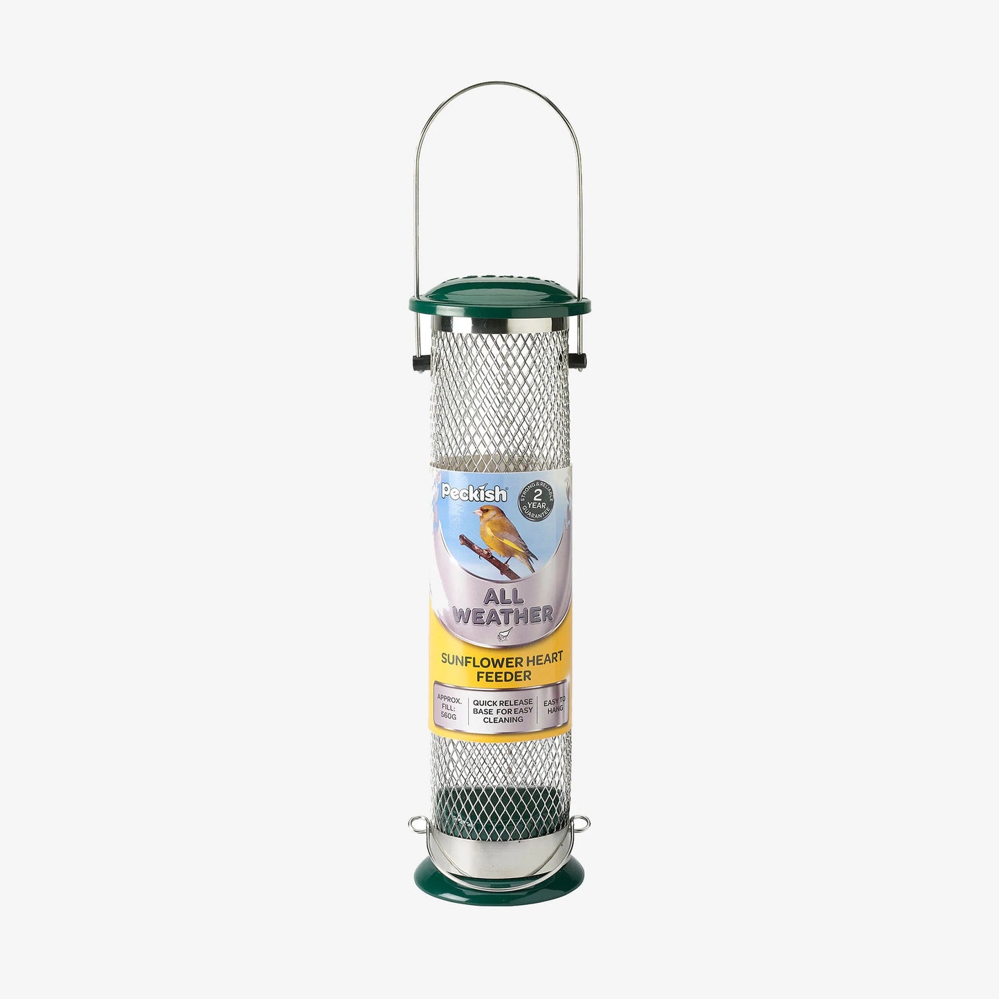 Peckish All Weather Sunflower Heart Feeder 30cm