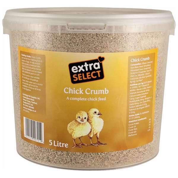 Extra Select Baby Chick Crumbs 5 Litres – Little Peckers