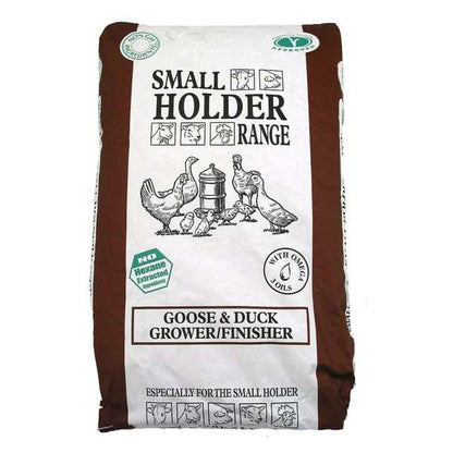 Allen & Page Smallholder Goose & Duck Grower Finish Pellets 20kg - Free  P&P