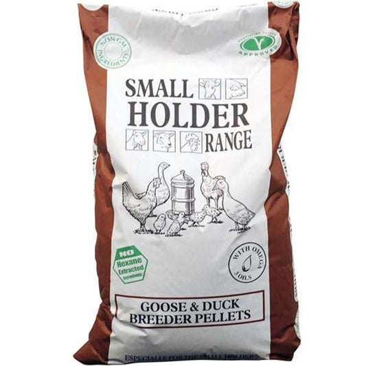 Allen & Page Smallholder Goose & Duck Breeder Pellets 20kg - Free  P&P