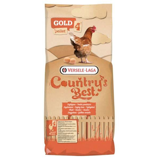 Versele Laga Countrys Best Gold 4 Pellets 20kg - Free P&P